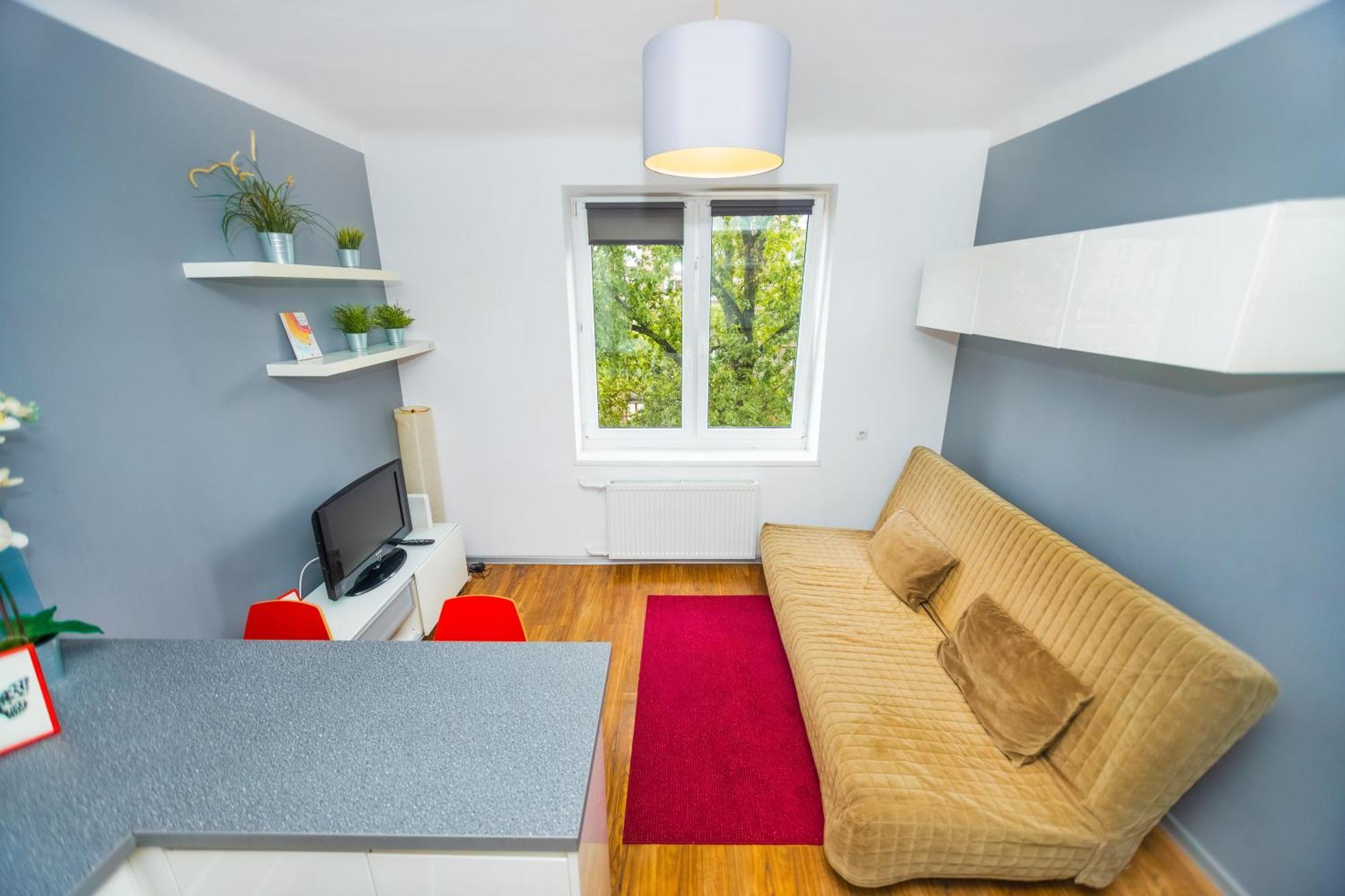 Cozy Studio Next To The Metro And City Center Warszawa Exteriör bild
